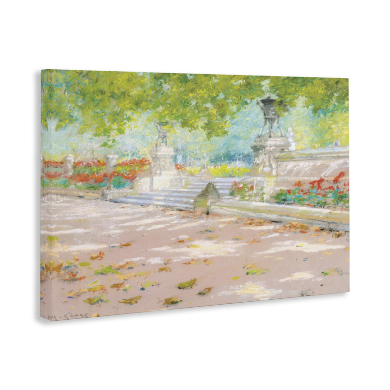 Lumière du soleil d'été dans la toile Park, design par LSR Design Studio, H 30 po x l 45 po