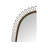 Squiggle Oval Mirror Bronze