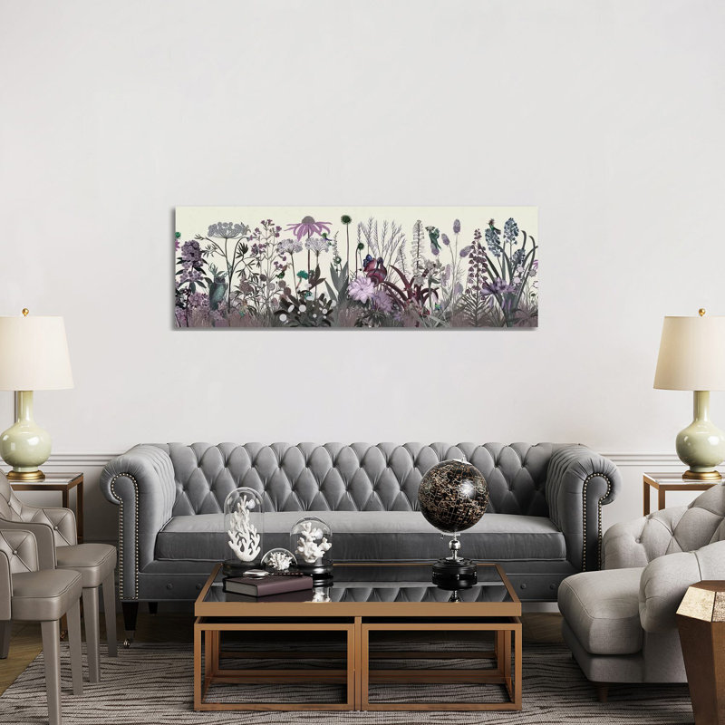 Wildflower Blush by Fab Funky - Wrapped Canvas Panoramic Print, 152.4 cm H x 50.8 cm W x 1.91 cm D