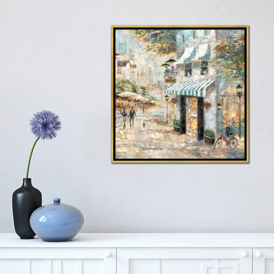 Rooftop Café Detail II by Ruane Manning - Painting Print
