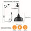Luminaire suspendu noir à poulie Plug House-1955419985