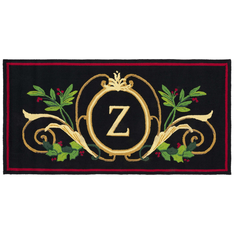 Bilbania Personalizable Doormat, Z, 36" W x 72" L