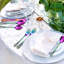 Ensemble de couverts Retro Royal Silverware pour 4 à 20 pièces en acier inoxydable avec un design en relief élégant pour la maison, le restaurant et les occasions spéciales-909686442