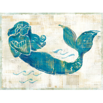 Sur les vagues II - reproduction sur toile