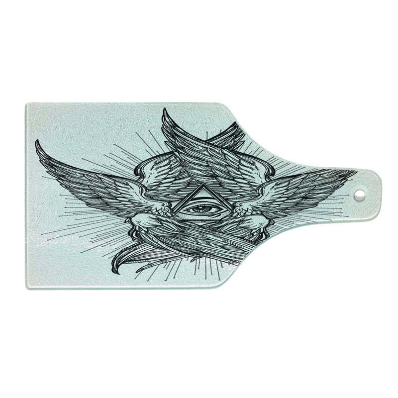 Planche à découper en verre trempé Ambesonne