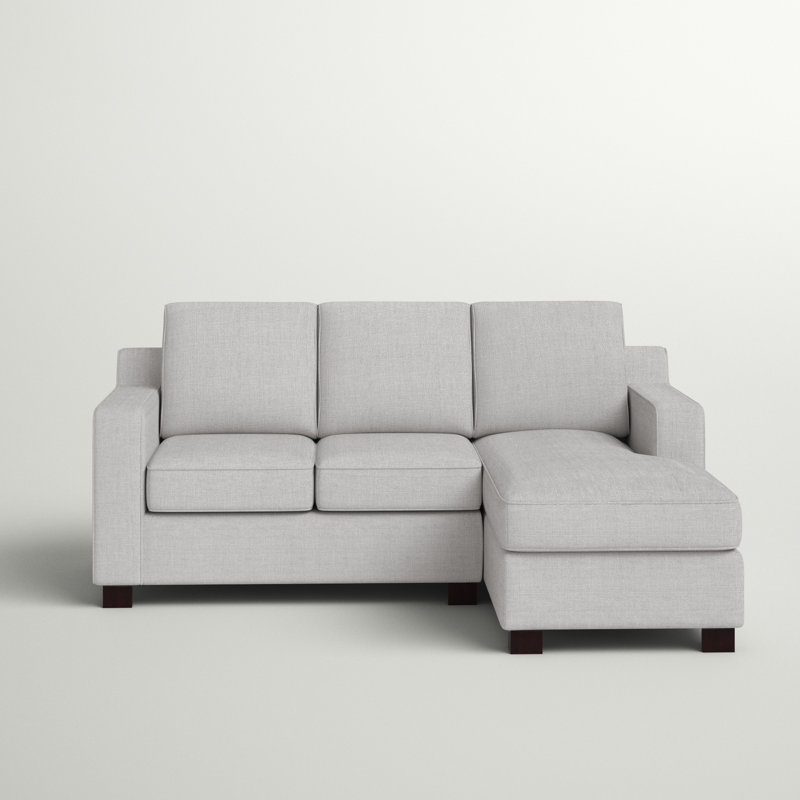 Brayden Upholstered L-Shaped Sectional Reversible, Gray 