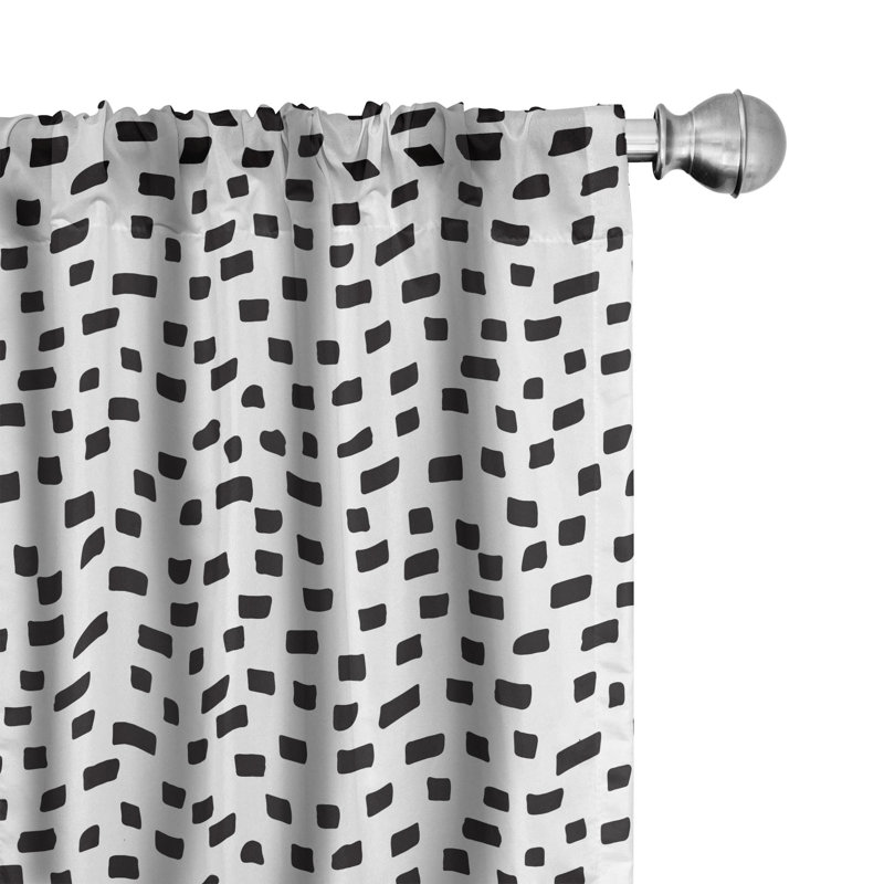 Semi-Sheer Rod Pocket Sliding Panel, 28" x 95"