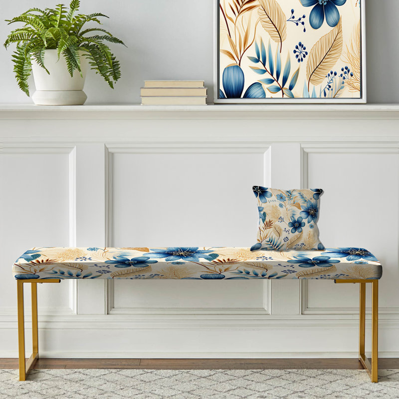 Hibiscus bohème blanc et bleu Boho