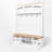 Hall Tree 55.1'' Wide With Bench And Shoe Storage-898856205