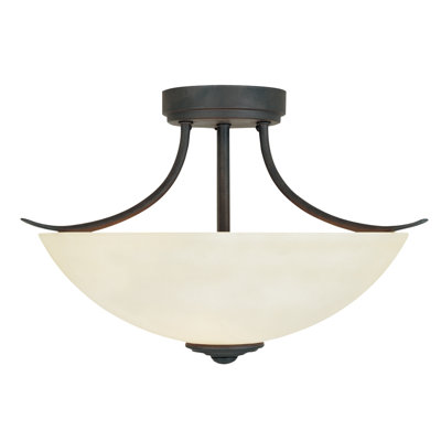 Amee Glass Semi Flush Mount