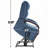 Power Lift Recliner Chair with Solid Wood Armrests, Heat Massage and Heavy Duty Motion Mechanism-1131890563
