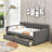 Markar Twin Size Two Drawers Upholstered Daybed-1635207098