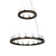 24 - Light Dimmable Wagon Wheel Chandelier