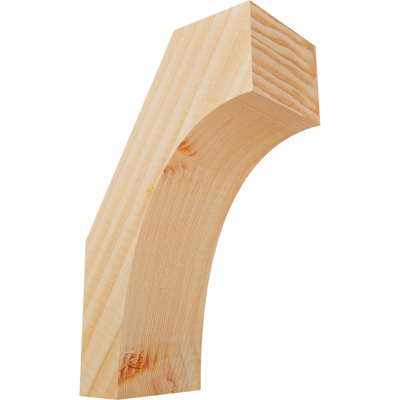 3 1/2"W x 6"D x 10"H Westlake Smooth Knee Brace, Douglas Fir