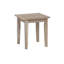 Amina Outdoor Solid Acacia Wood Side Table