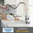 Pull Down Single Handle Kitchen Faucet with 3-Modes Advanced Spray-77451958