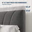 Lit plateforme tapissier avec tête de lit ajustable-417069822-417069818