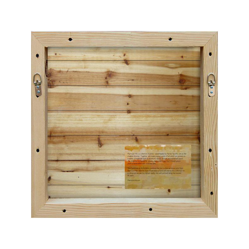 No Frame Print on Wood, 61cm H x 61cm W