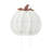 39.5"H Fall Oversized Metal Ivory Pumpkin Yard Stake Or Wall Décor Or Standing Decor(KD, Three Function)