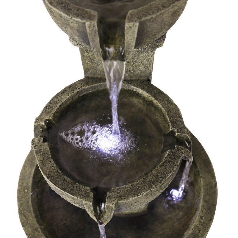 Fontaine en résine Rostam avec lumière