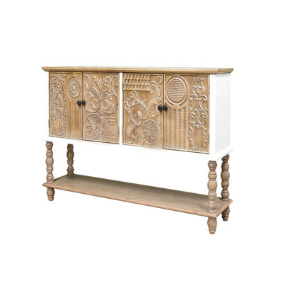 Light Luxury Large Capacity Multi-Functional Console Table