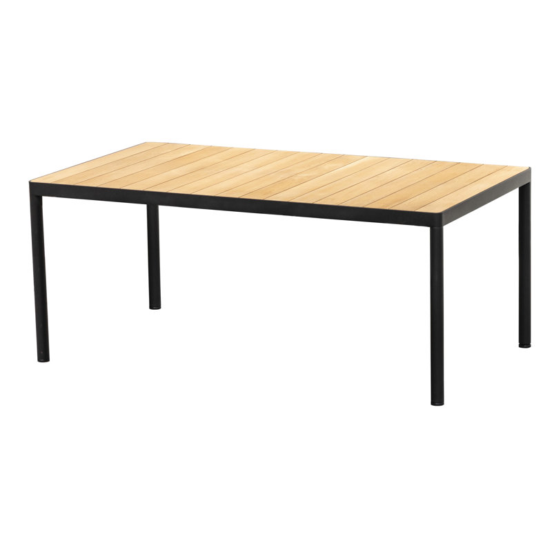 Riad Outdoor Dining Table, 29.5" H x 94.5" W x 39.38" D, White