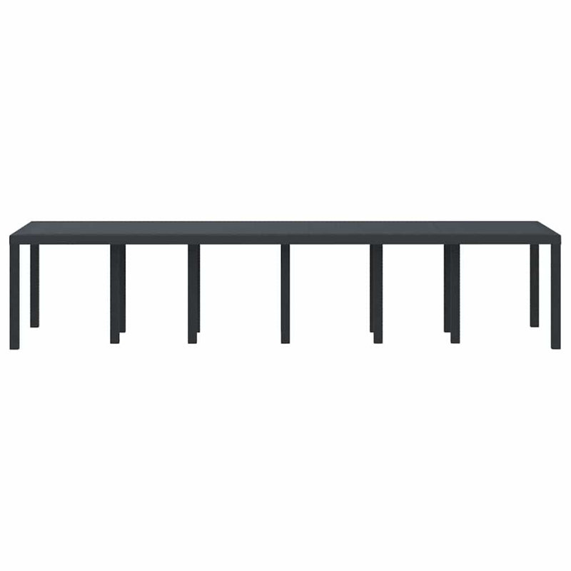 Garden Table, Anthracite, 73cm H x 350cm W x 100cm D