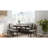 Backless Upholstered Dining Bench Mid-Century Seating
