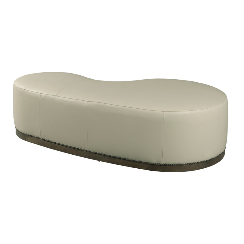 Madeline 61'' Wide Cocktail Ottoman, Putty (3152 65), Charcoal