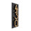 Floating 3-Number Vertical Sign, Black /w/ Black / Gold Modern Font Numbers