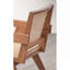 Chaise d'appoint en rotin et finition naturelle
