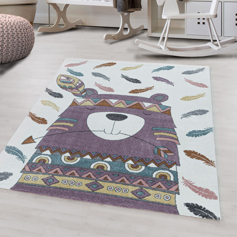 Ilminster Animal Print Flatweave Area Rug, Rectangle 160 x 230cm
