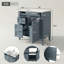Meuble-lavabo bleu 30 po avec lavabo supérieur, meuble-lavabo moderne simple à 2 tiroirs et tiroir basculant-131217630-131413125