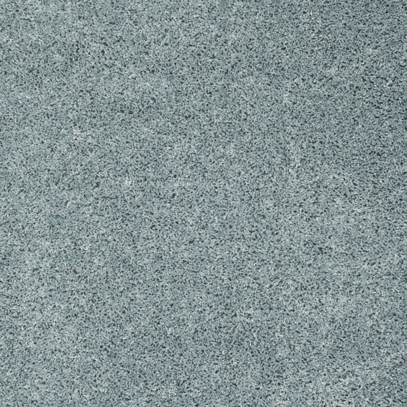 Helsel Shag Performance Machine Washable Solid Color Rug, Rectangle 5'1" x 7'6"
