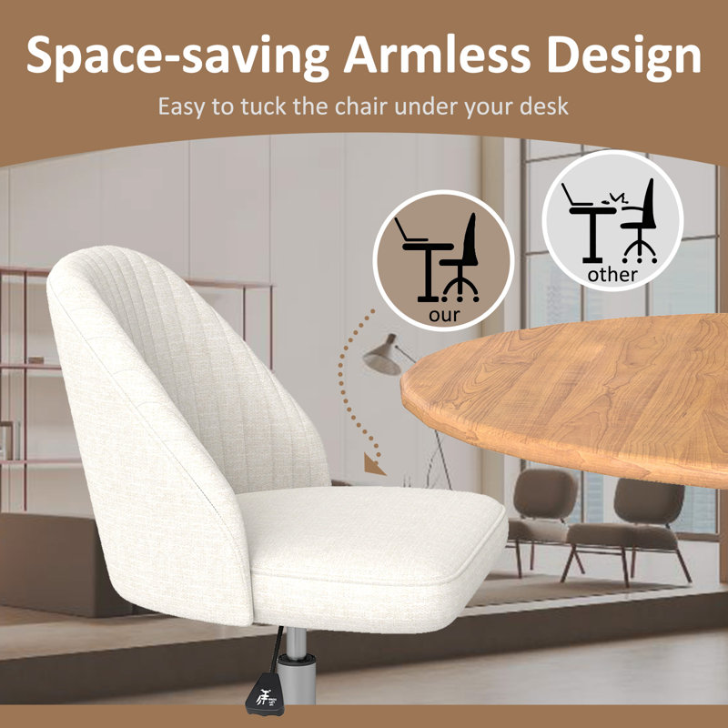 Inbox Zero Office Chair, Beige