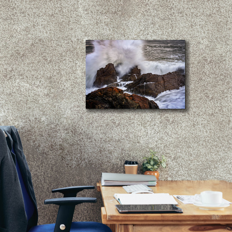 Epic Graffiti 'Ogunquit Tempest' by Rick Berk Canvas Wall Art, 18" H x 26" W