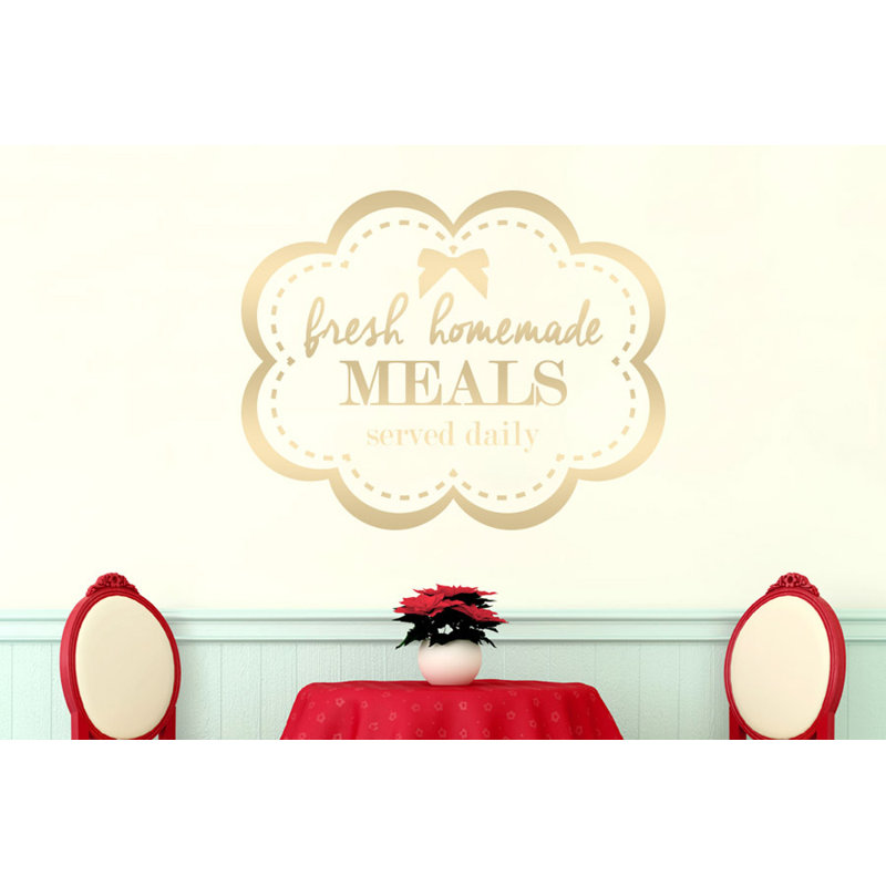 Wall Decal, Shiny Gold, Medium
