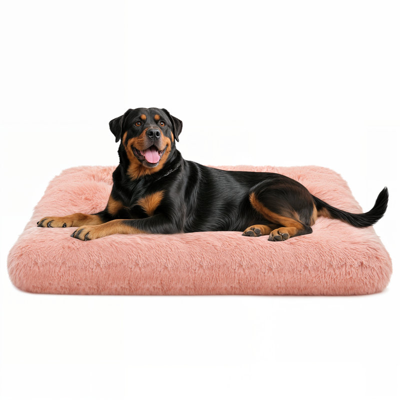 Coussin de siège pour animal de compagnie, Rose, Grand (H 5 po x l 39 po x P 29 po)