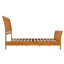 Lit plateforme en bois massif avec pied de lit assorti Orleans-607727448-604862301