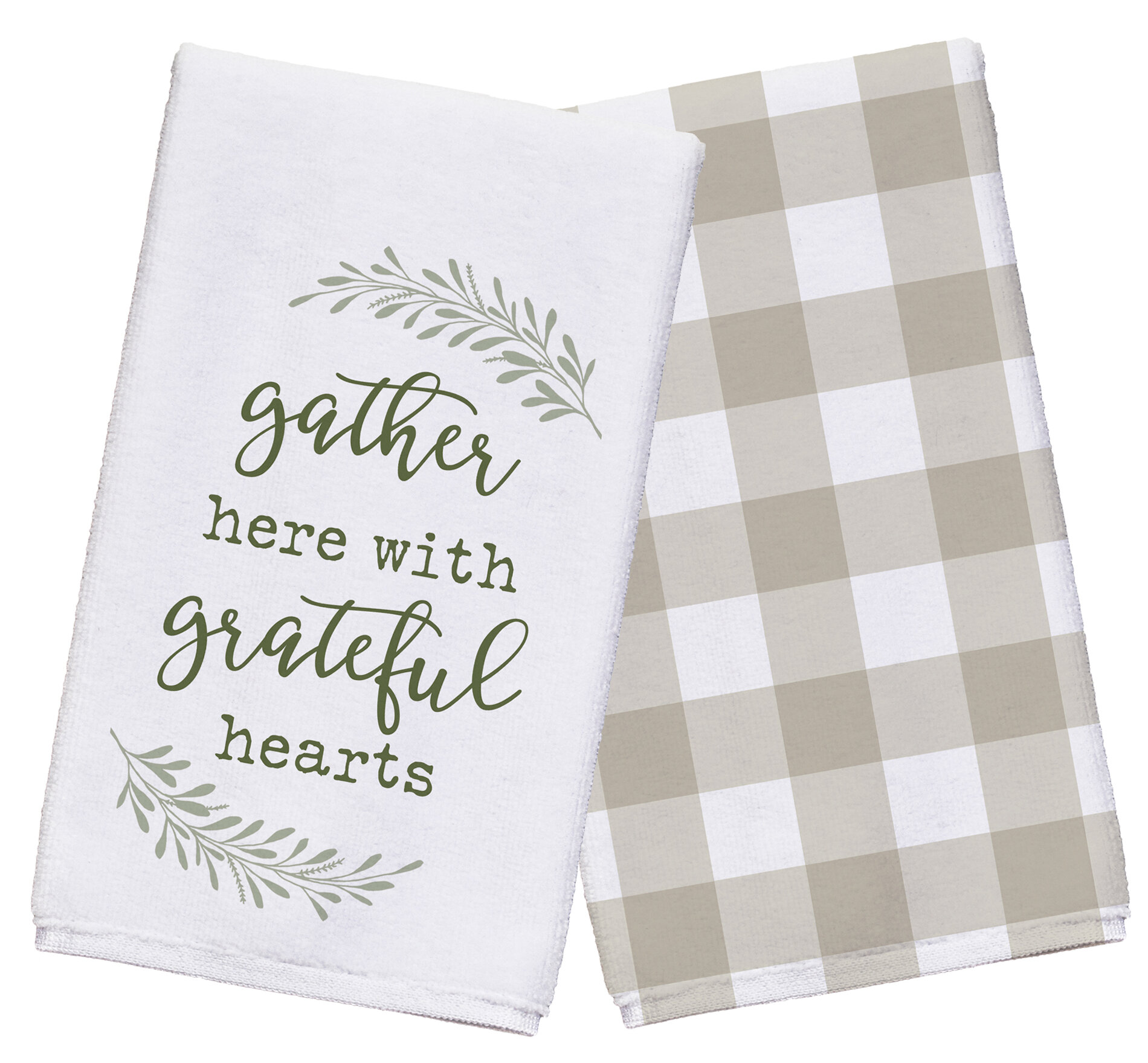 Gracie Oaks Checkered Tea Towel