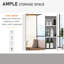 Isavella 700mm W 600mm H Surface Framed Medicine Cabinet Mirror 2 Adjustable