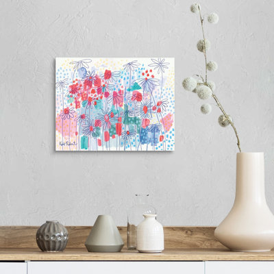 Reproduction d’art sur toile, "Sweet as a Daisy" par Kait Roberts