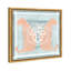 Casablanca to Paris Peach Print Glam Jungle by Oliver Gal, Black Frame, 12 x 12-1072995300-1072995311