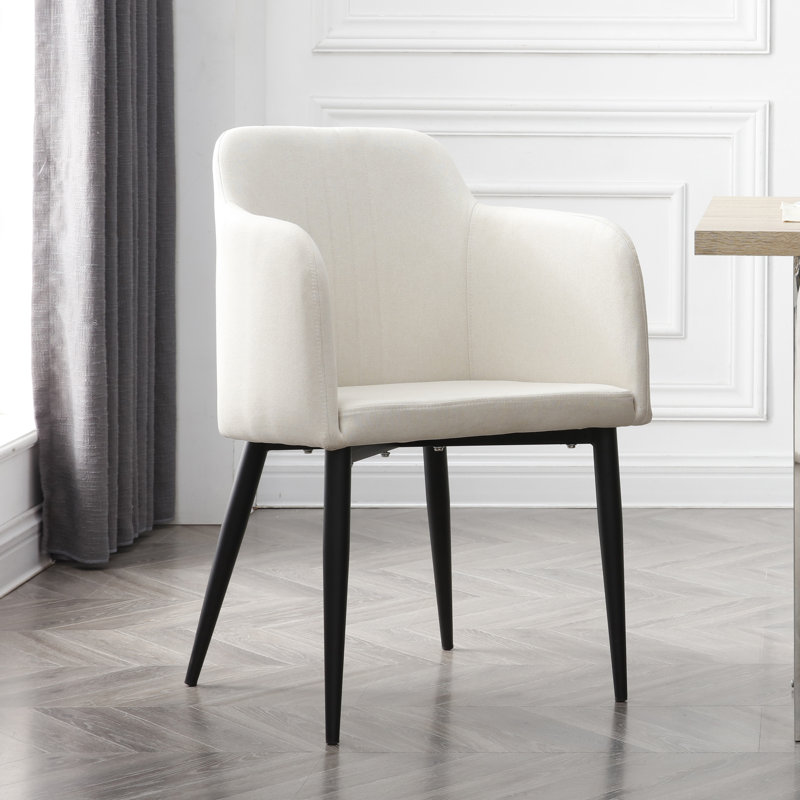 Fauteuil en polyester de 21 po de largeur Jeteron, Beige
