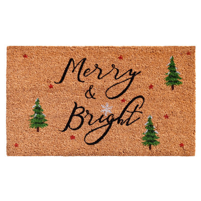 Bertrand Non-Slip Christmas Outdoor Doormat