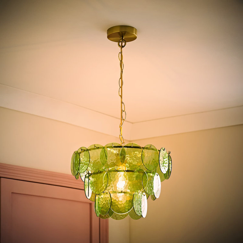 Alilyana 1 - Light Chandelier, Green