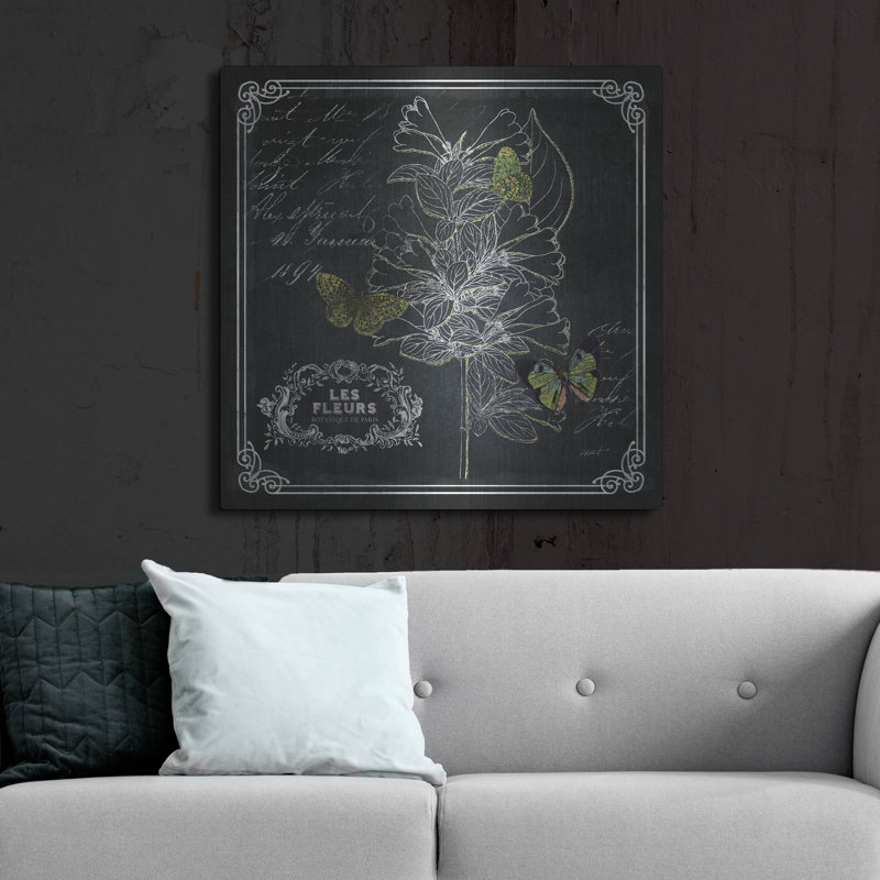Tableau mural botanique en métal 2 pi par Katie pertiet, 36 po x 36 po, H 36 po x l 36 po