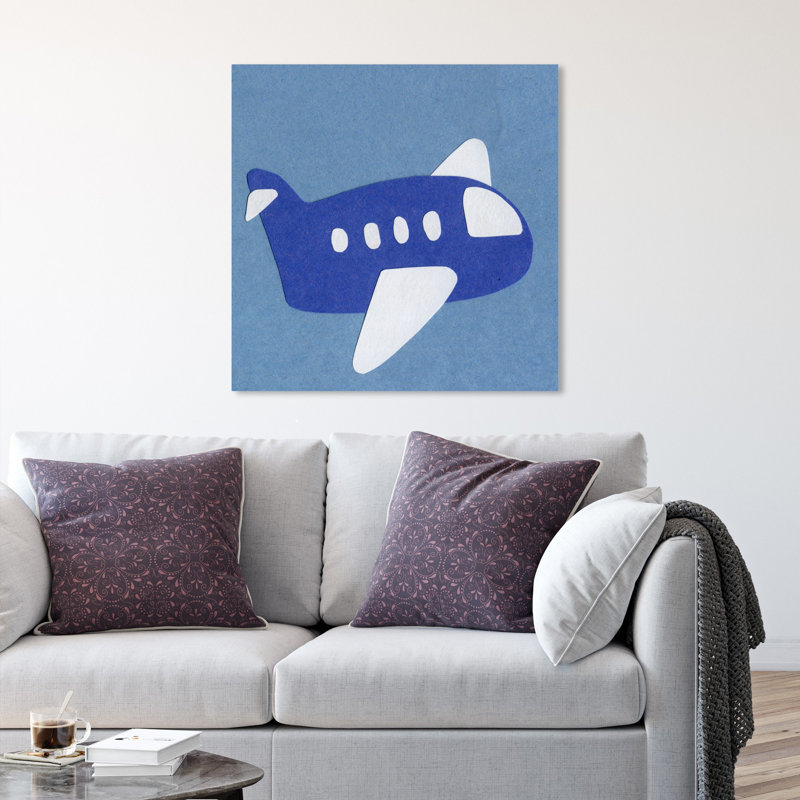 Art sur toile avion Forbes, H 36 po x l 36 po x P 1,5 po