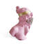 Objet décoratif en résine en forme de femme rose