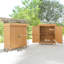 2 ft. W x 1 ft. D Solid Wood Tool Shed-58886232